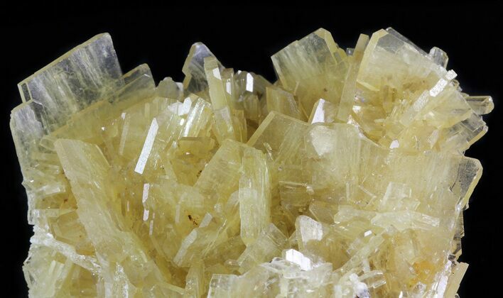 Yellow Barite Crystal Cluster - Peru #64143